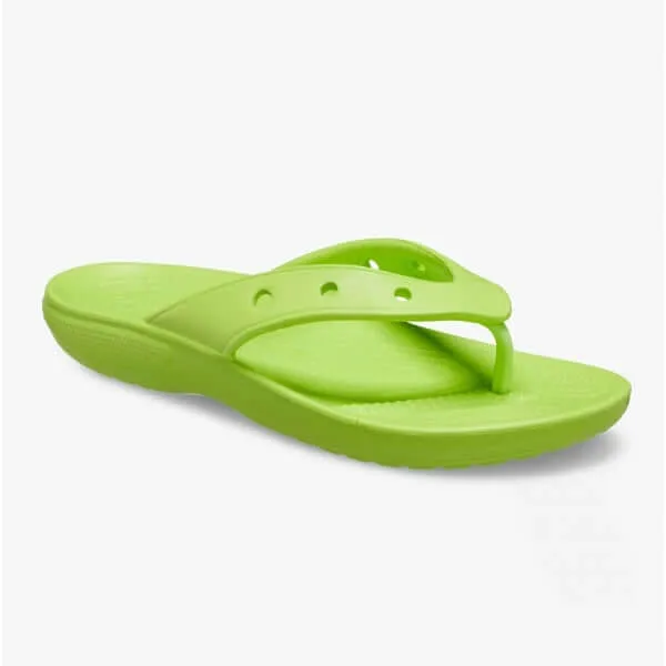 207713-3UH CLASSIC Unisex Flip-Flops Limeade