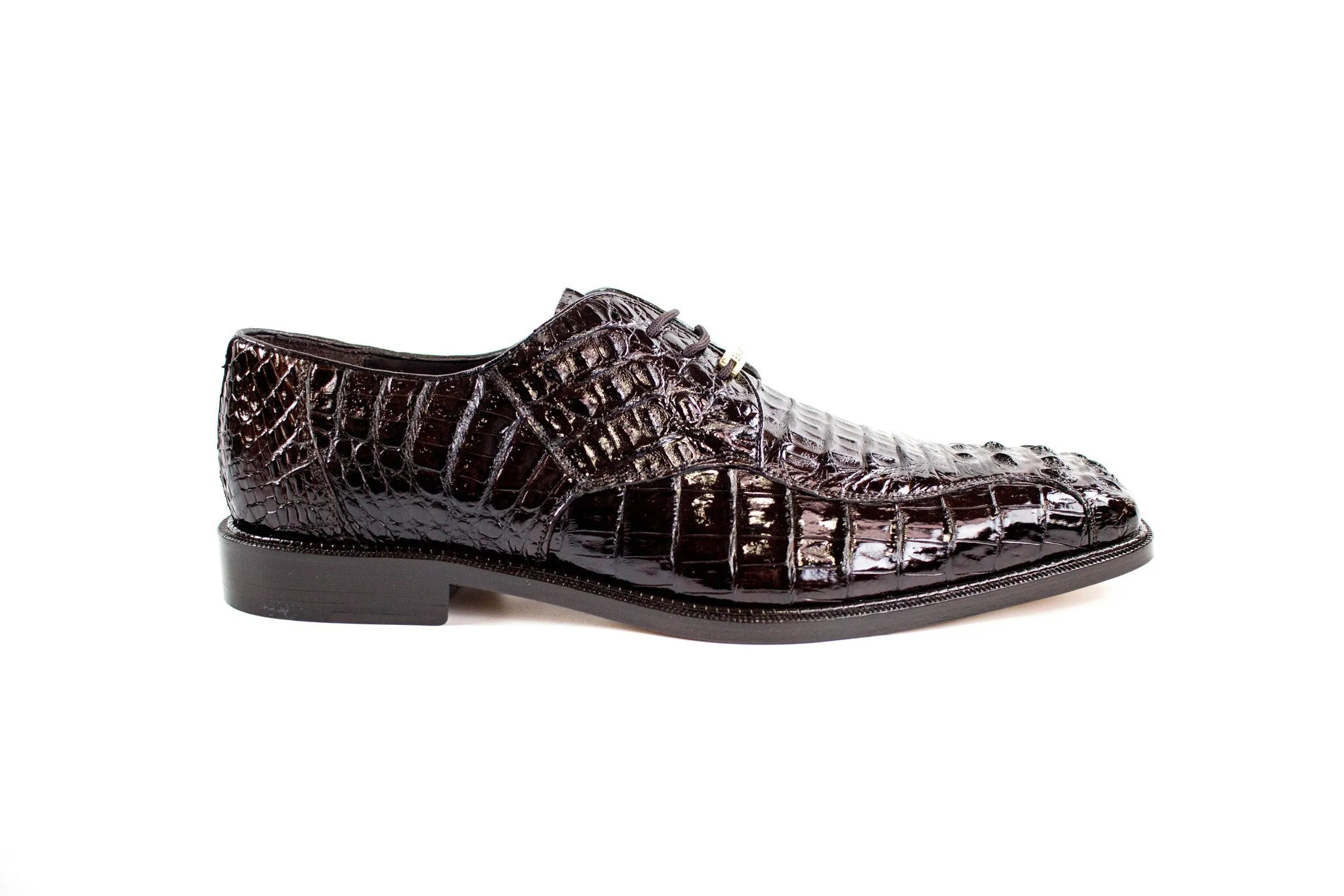 Belvedere Chapo Genuine Hornback Crocodile Shoes 1465