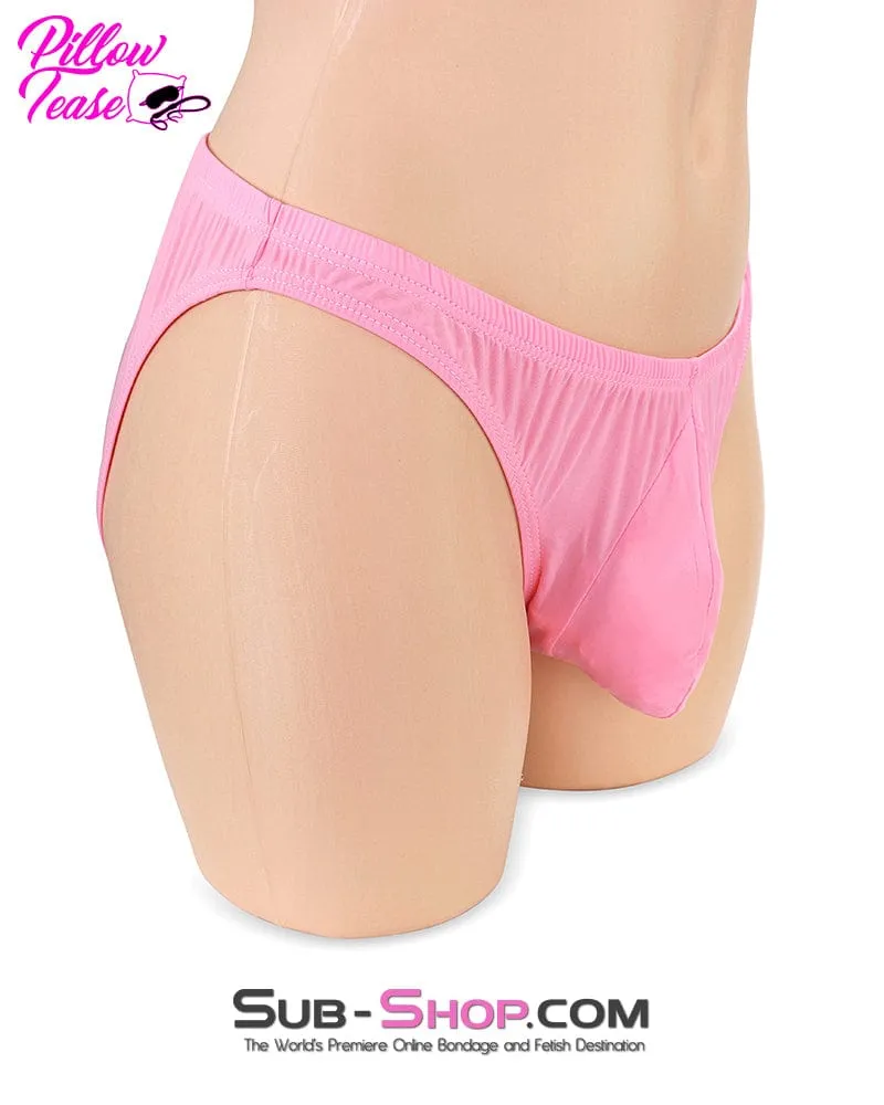 7013DL      Sissy Hypnosis Slut Pink Pouch Man Panties Crossdressing Gear