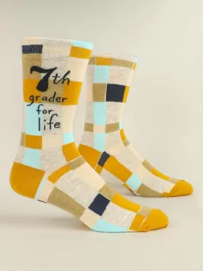 7th Grader for Life Men's Socks by Blue Q