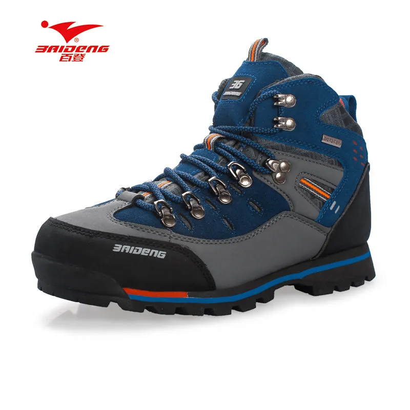 Men Hiking Shoes Waterproof leather Shoes