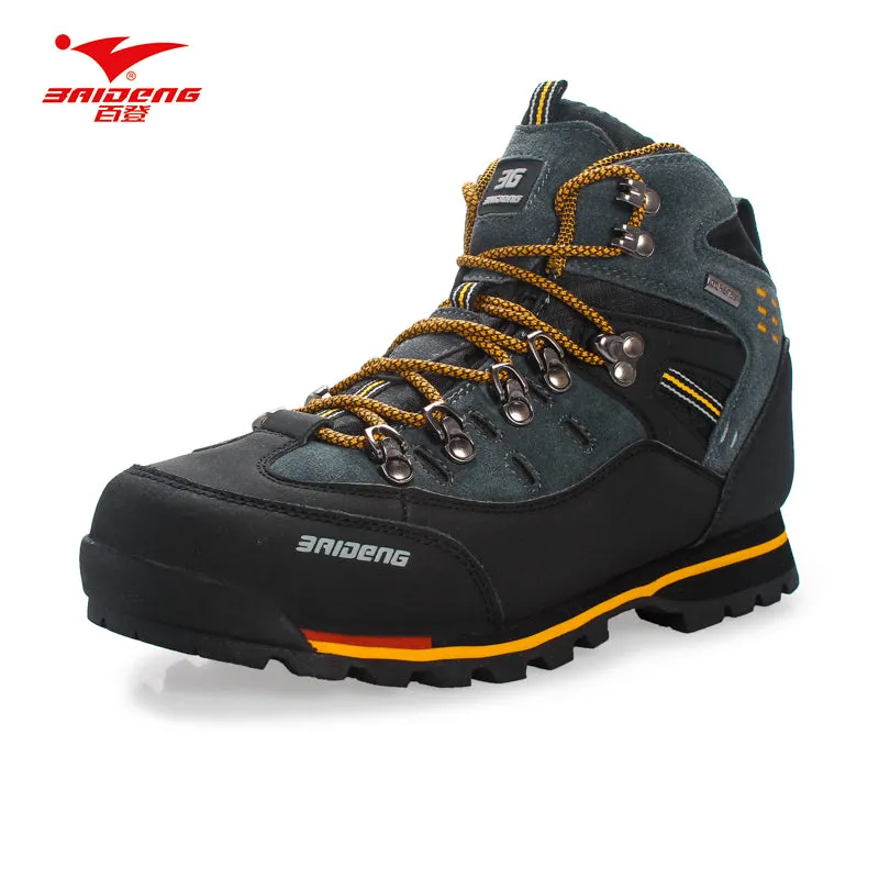 Men Hiking Shoes Waterproof leather Shoes