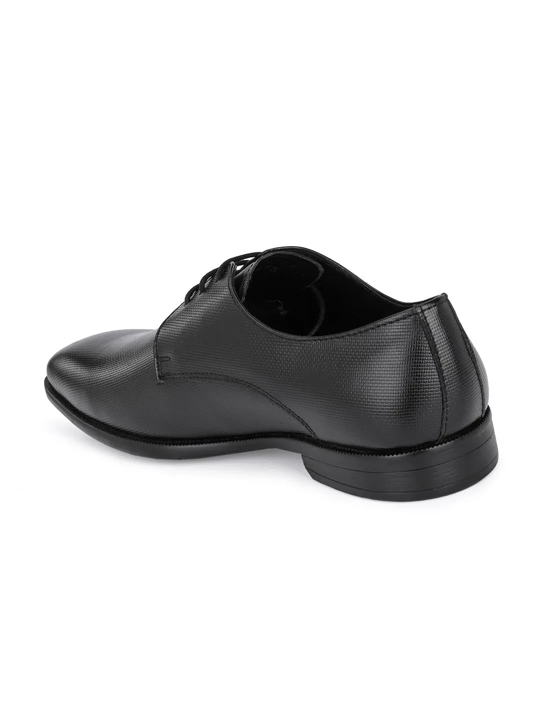 Alberto Torresi Synthetic Black Laceup Formal Shoes for Men