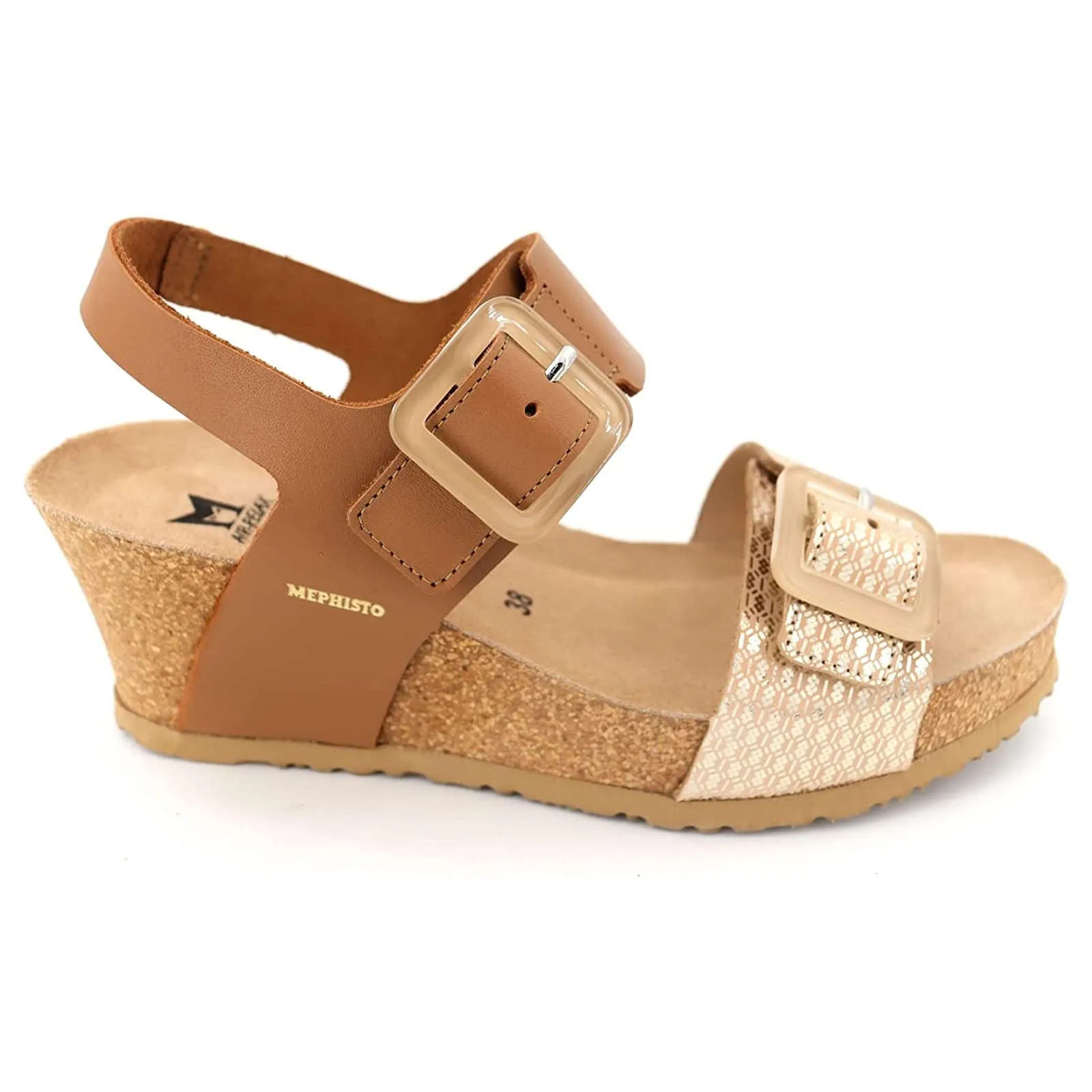 Lissia Full Grain Leather Women's Wedge Sandals