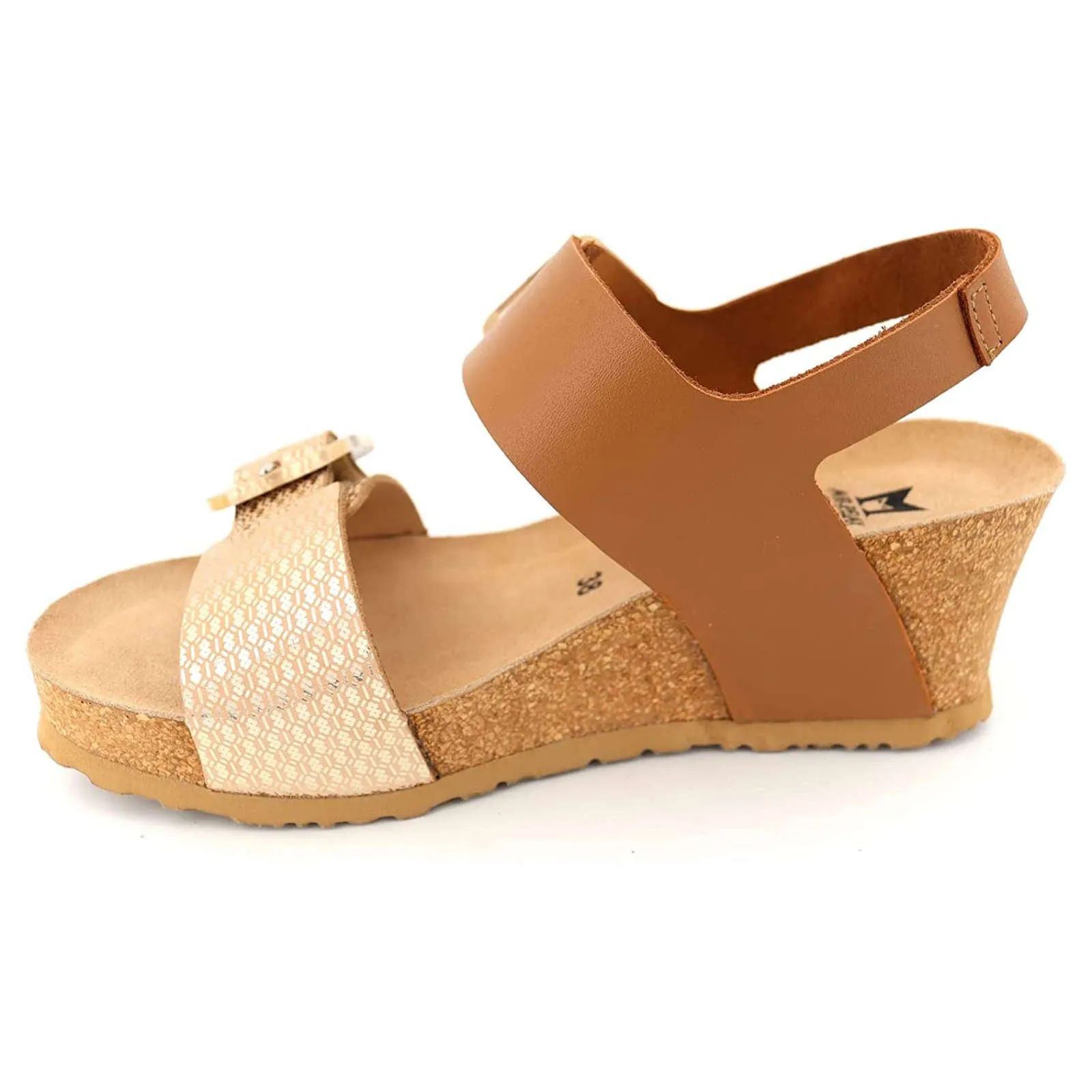 Lissia Full Grain Leather Women's Wedge Sandals