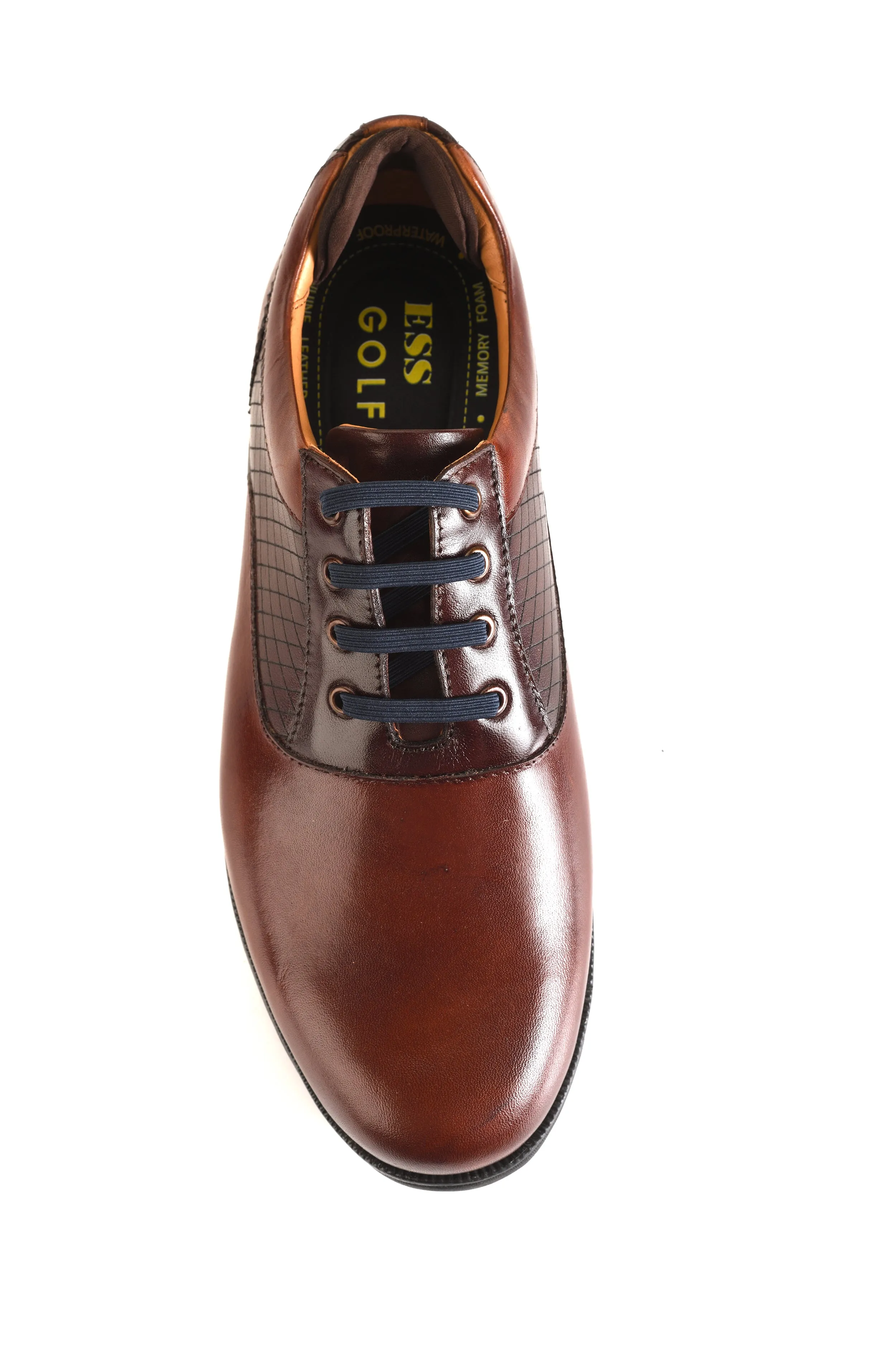 Austin Antique Tan-Brown Golf Shoes