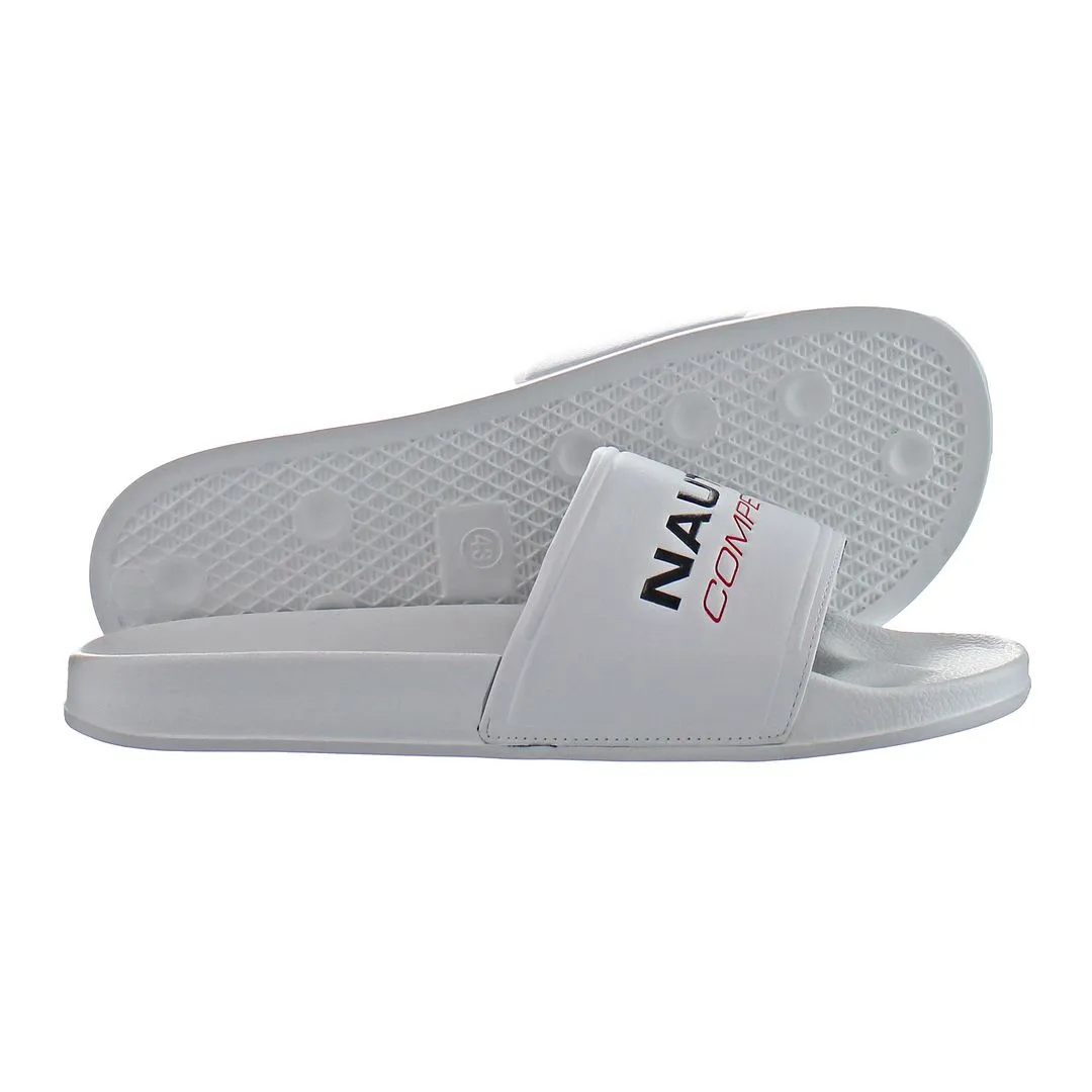 Nautica Grappo White Mens Flip-Flops