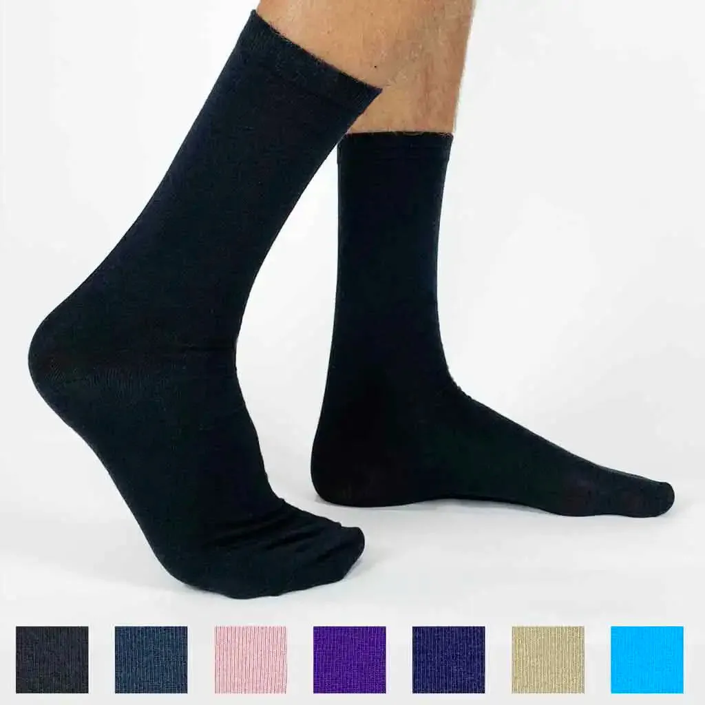 Mr. & Mr. Wedding Socks - Personalized Cotton Socks for Men