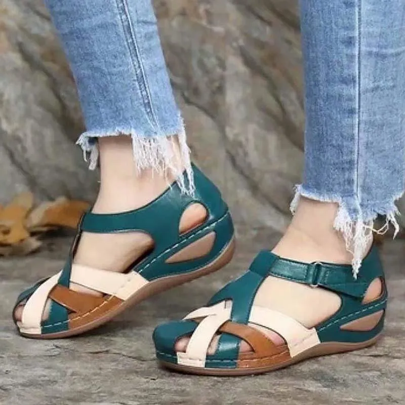 Multicolor Wedge Sandal Shoes