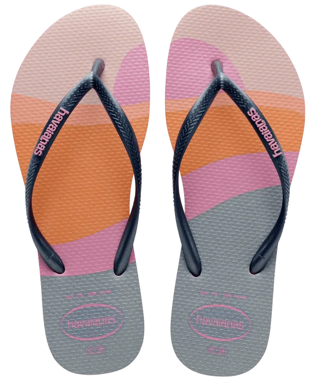 Havaianas Slim Palette Glow Flip Flops - Peony Rose