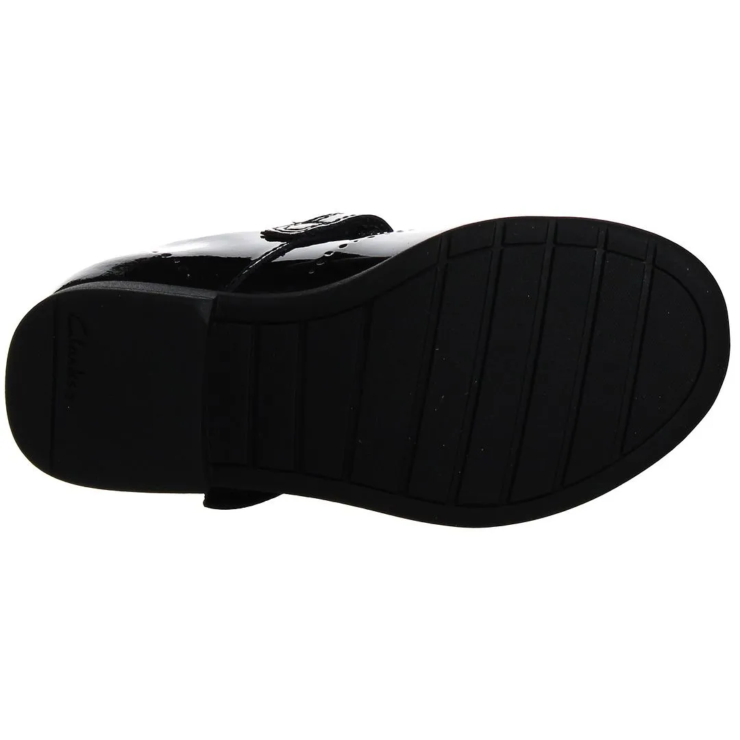 Clarks Scala Seek Kids Black Shoes