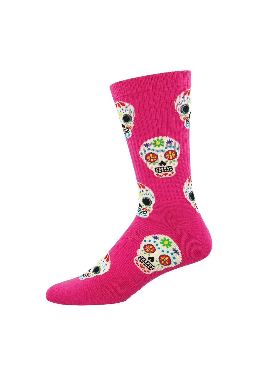 Candy Skull Athletic Socks