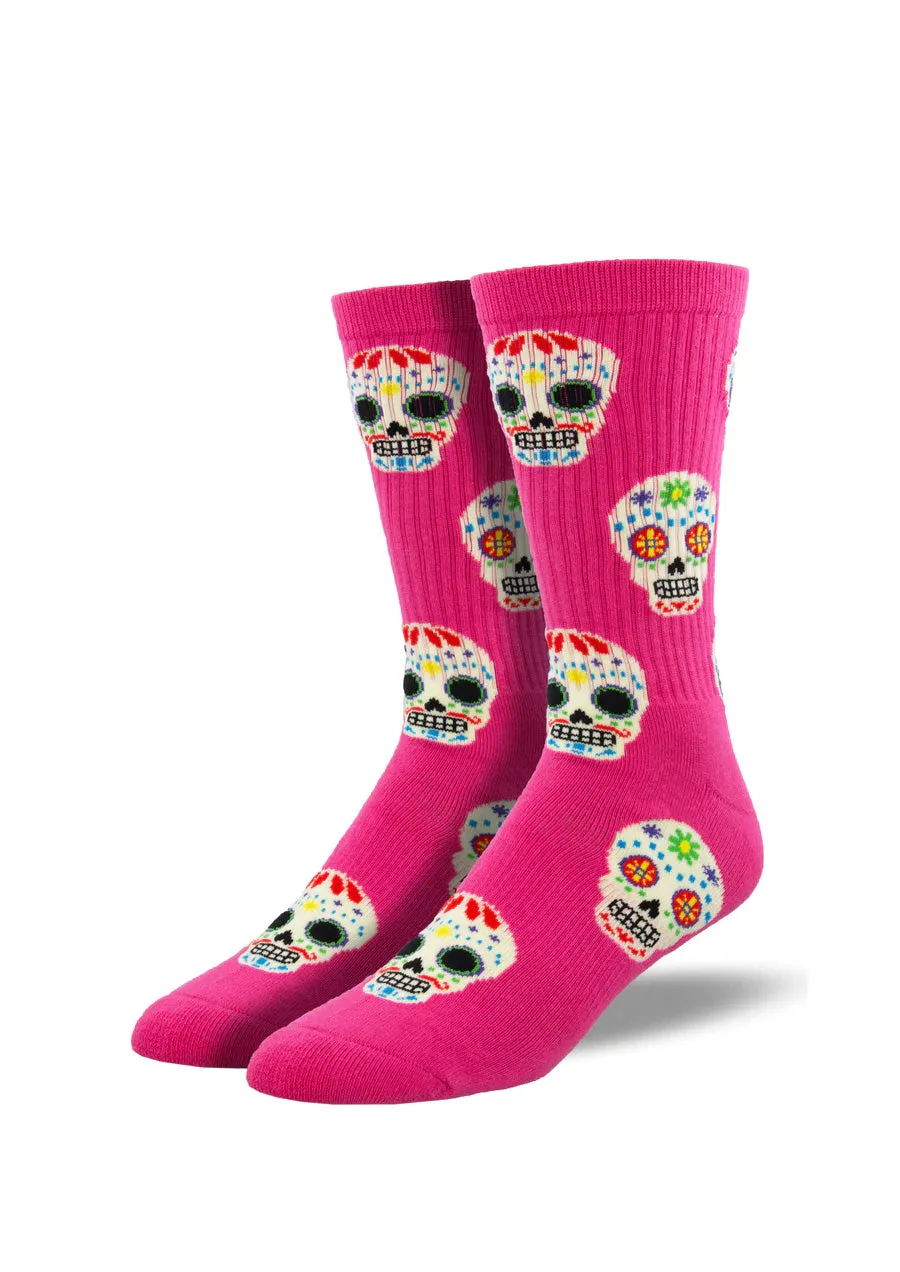 Candy Skull Athletic Socks