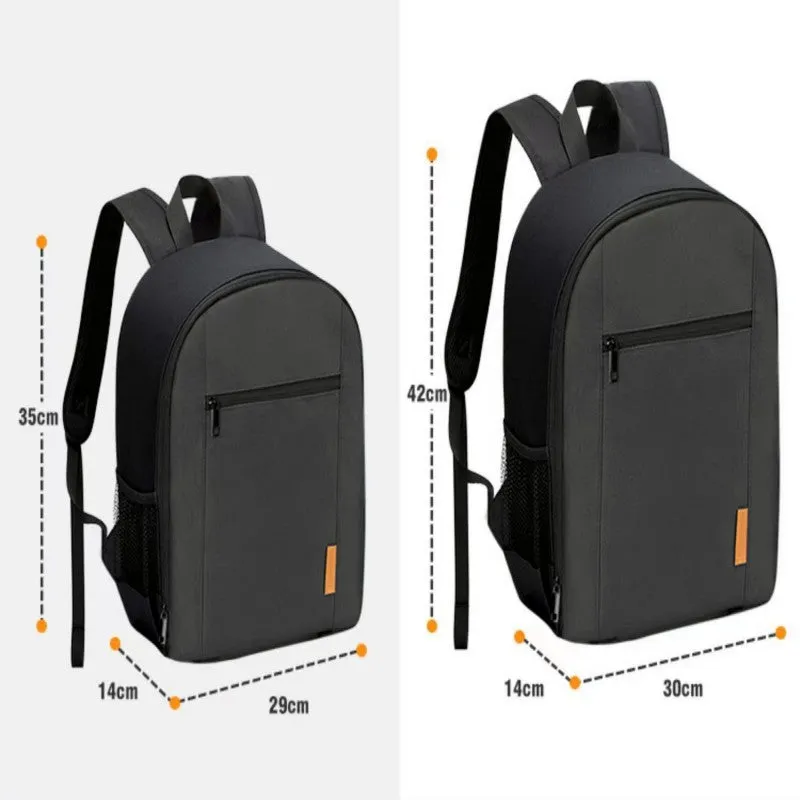 deanwangkt Double Shoulder Camera Bag Men and Women Professional Camera Backpack Belt Rain Cover Laptop Compartment Waterproof Camera Backpack