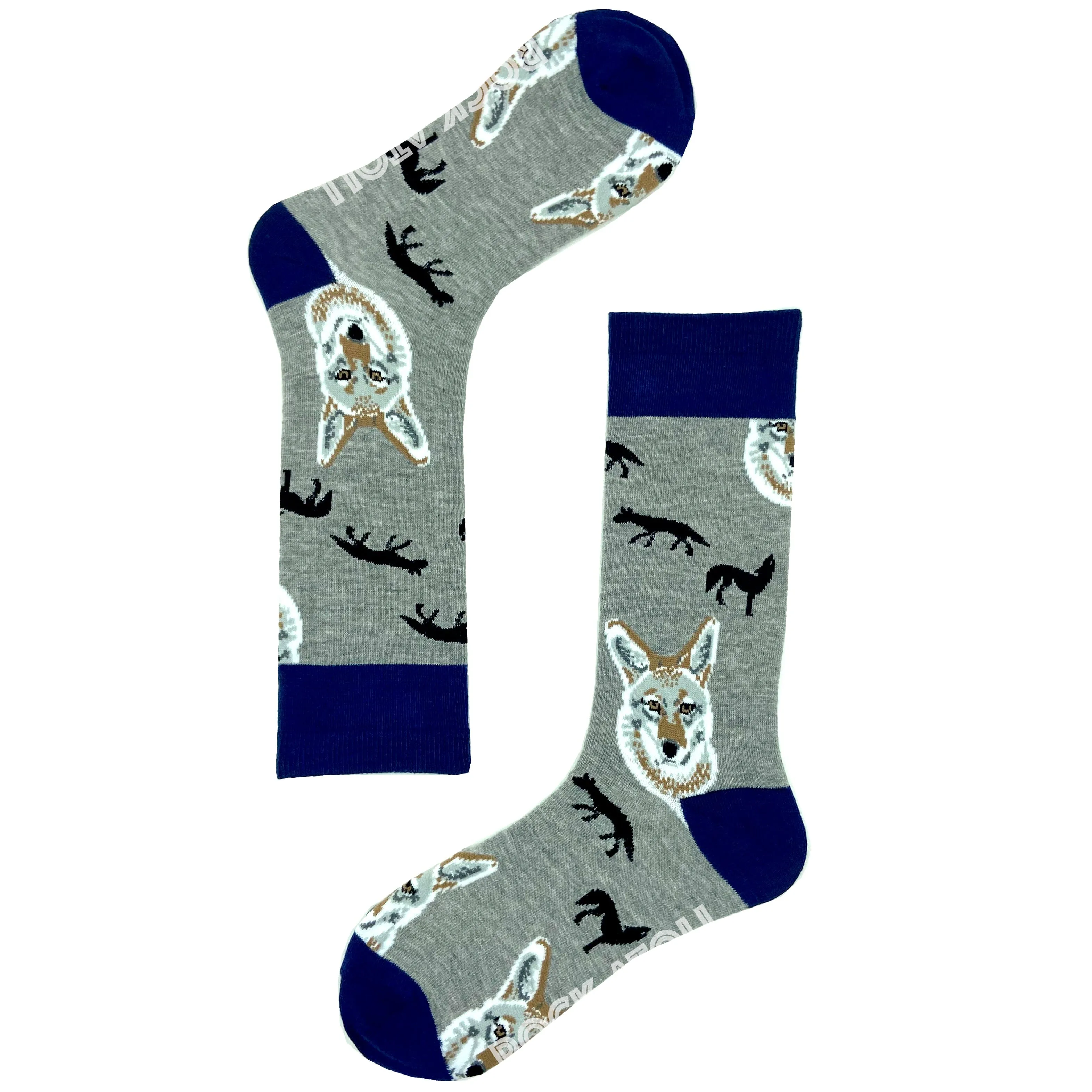 GREY WOLF SOCKS