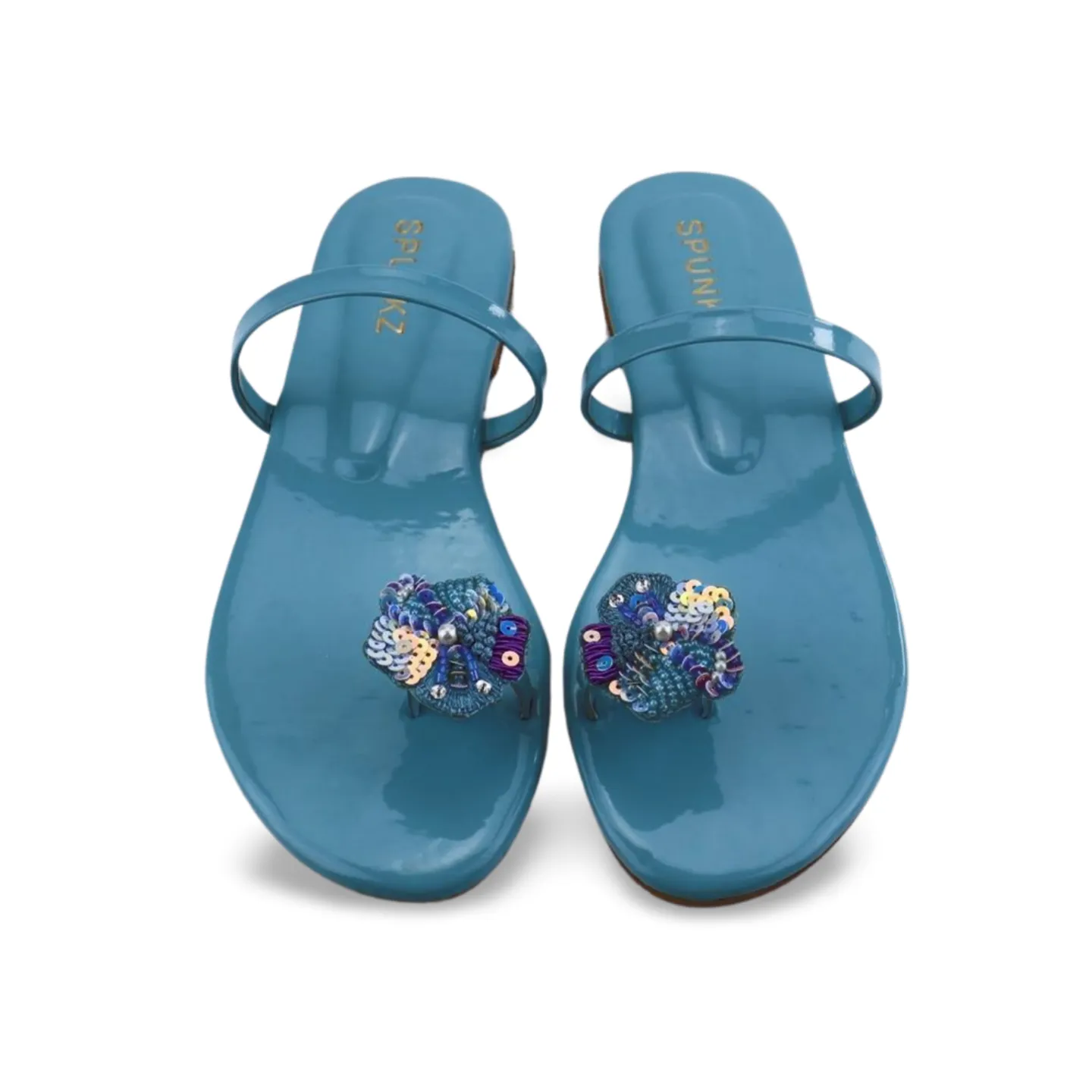 Elegant Floral Toe Ring Flip-Flops for Women