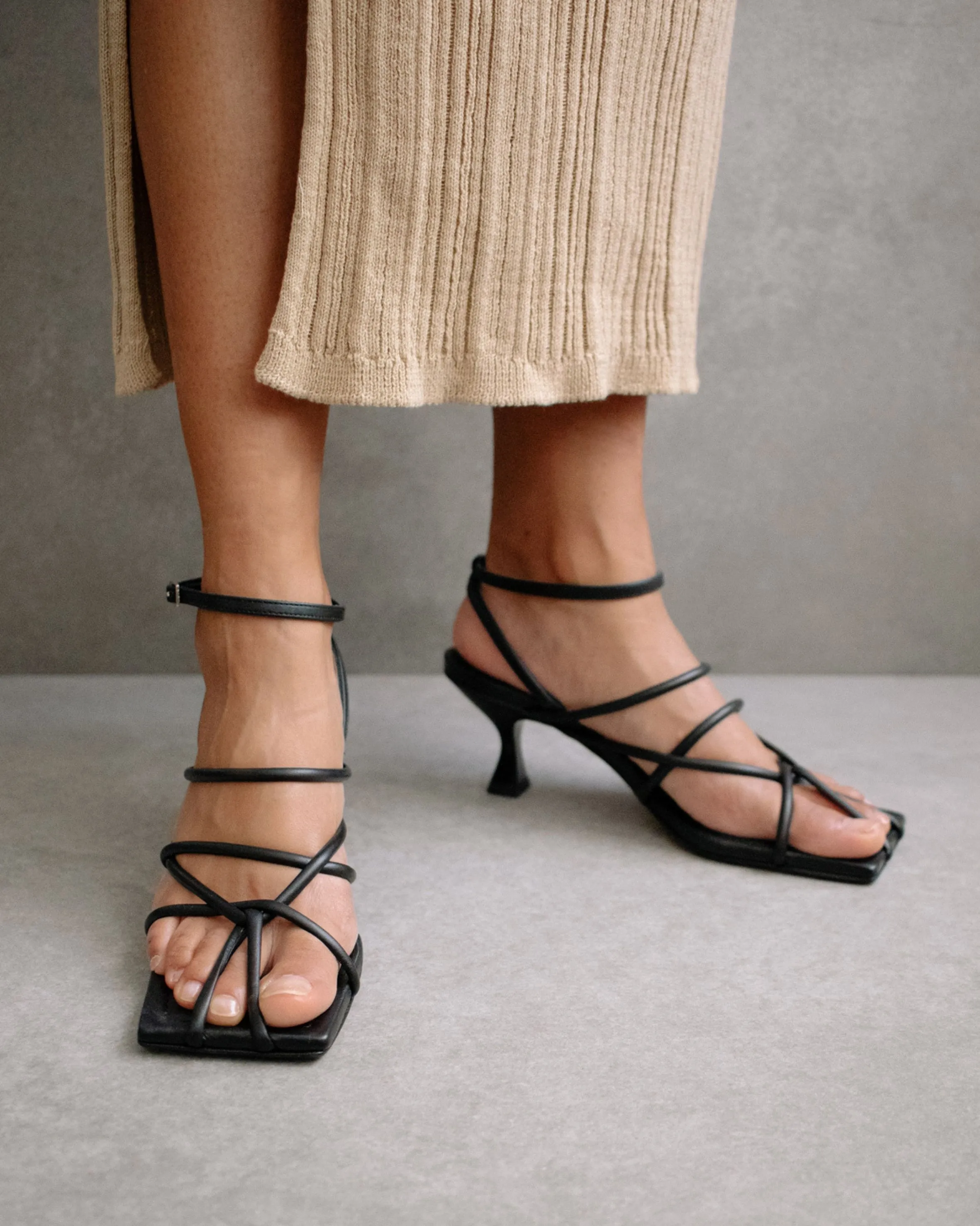 Ginza Black Sandal