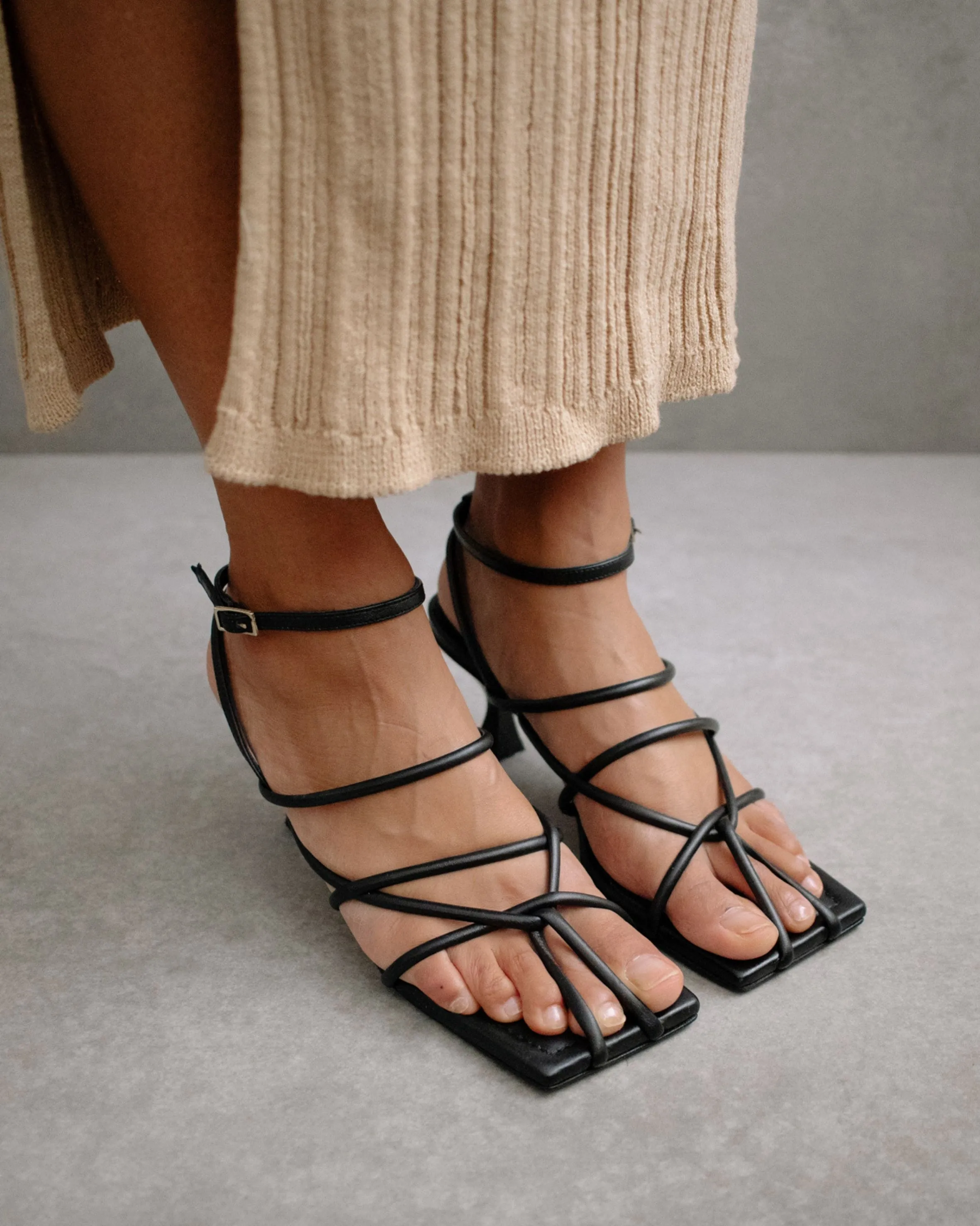 Ginza Black Sandal