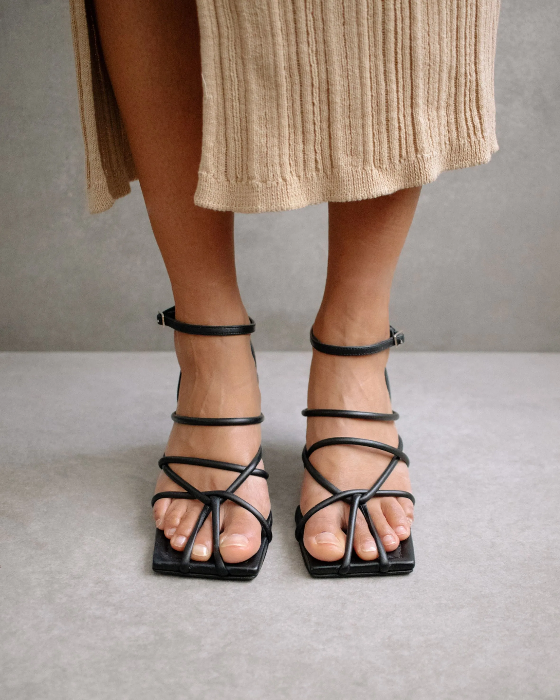 Ginza Black Sandal