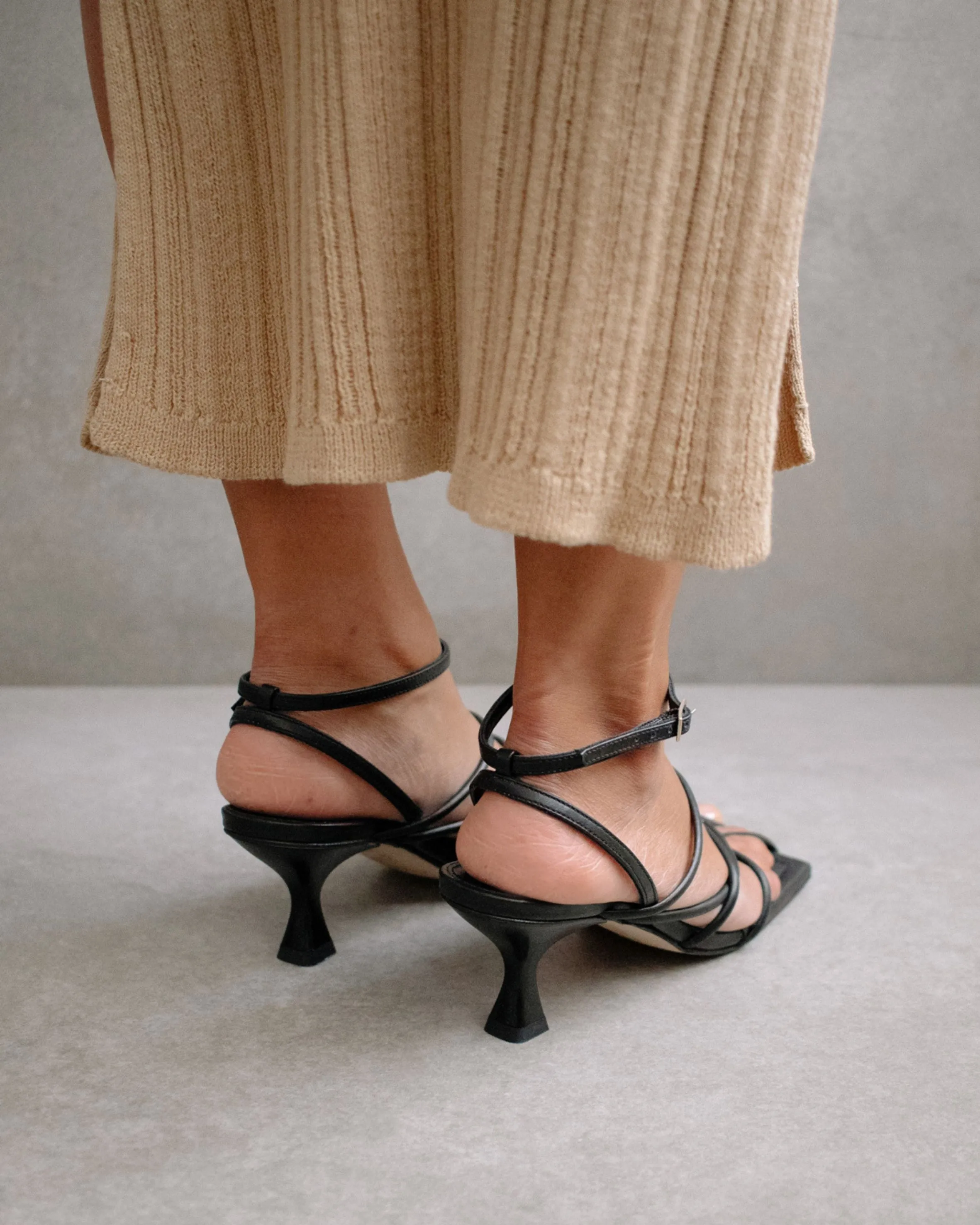 Ginza Black Sandal