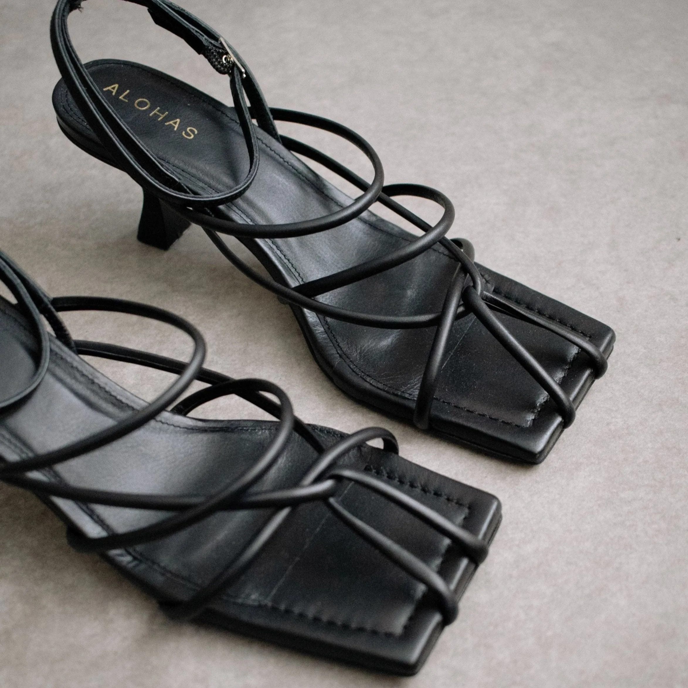 Ginza Black Sandal