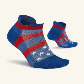 Feetures Elite Light Cushion No Show Tab Socks - Limited Edition USA 2022