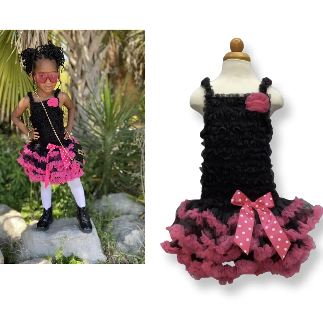 GIRLS BLACK TUTU DRESS