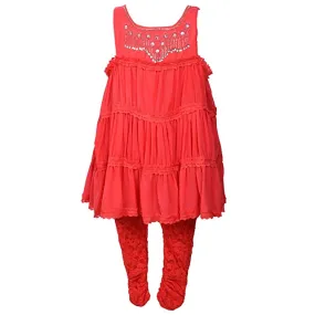 Girls Embellished Ethnic Dress