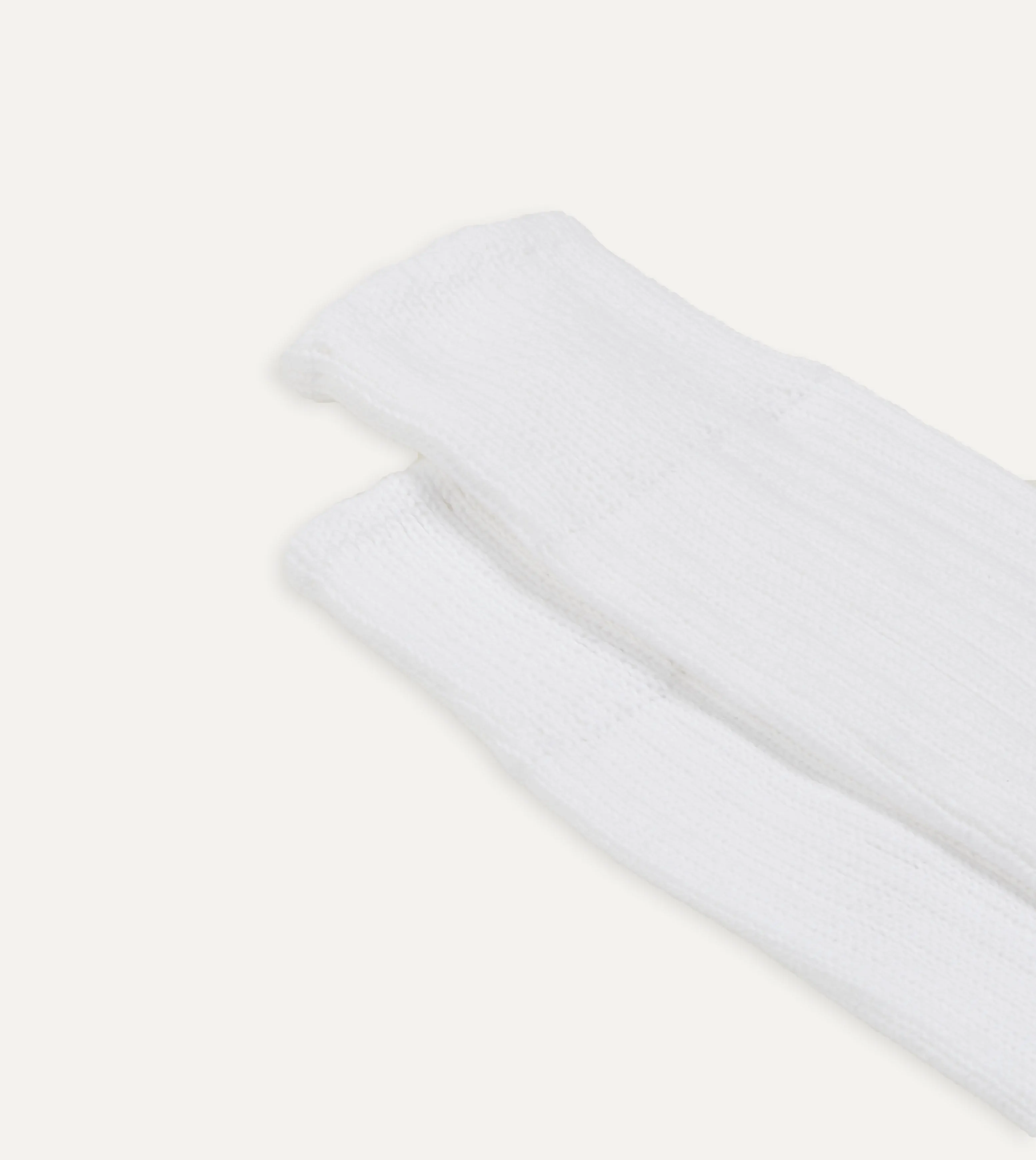 White Cotton Sports Socks