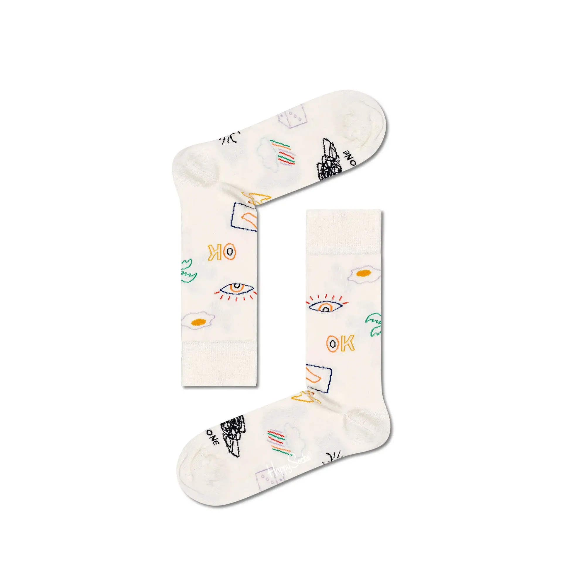 happy socks | set 4 paia calze corte da unisex adulto