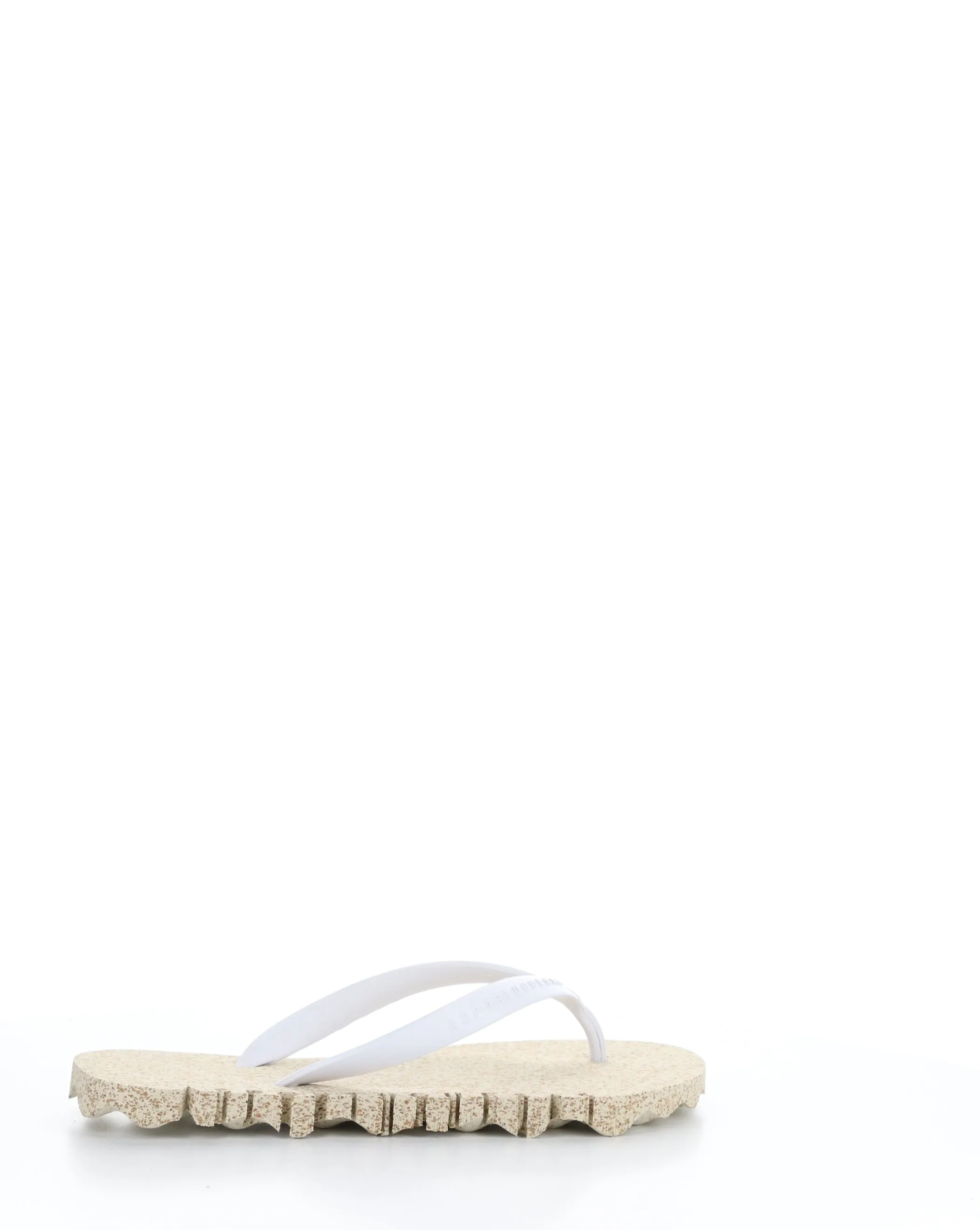 BUMPY125ASP 012 NATURAL/WHITE Beach Flip-Flops