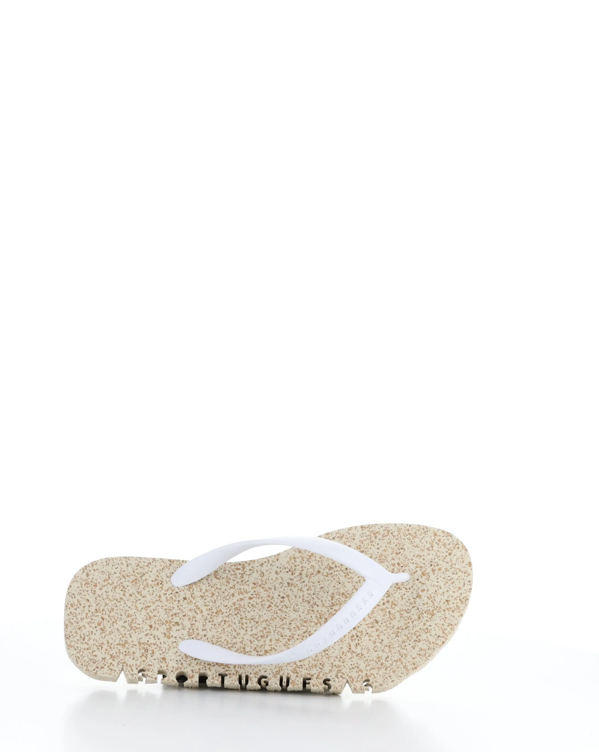 BUMPY125ASP 012 NATURAL/WHITE Beach Flip-Flops