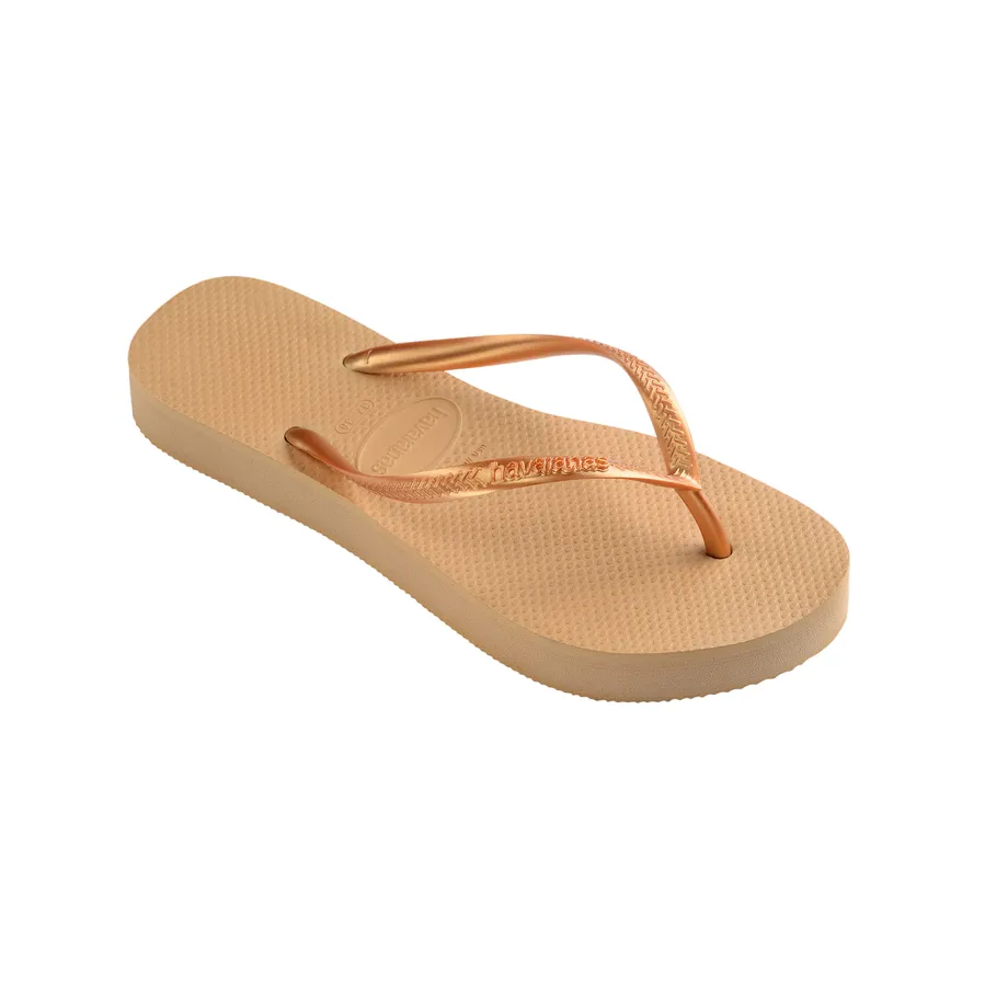 Havaianas women's flip-flops Slim Flatform 4144537-0570 gold