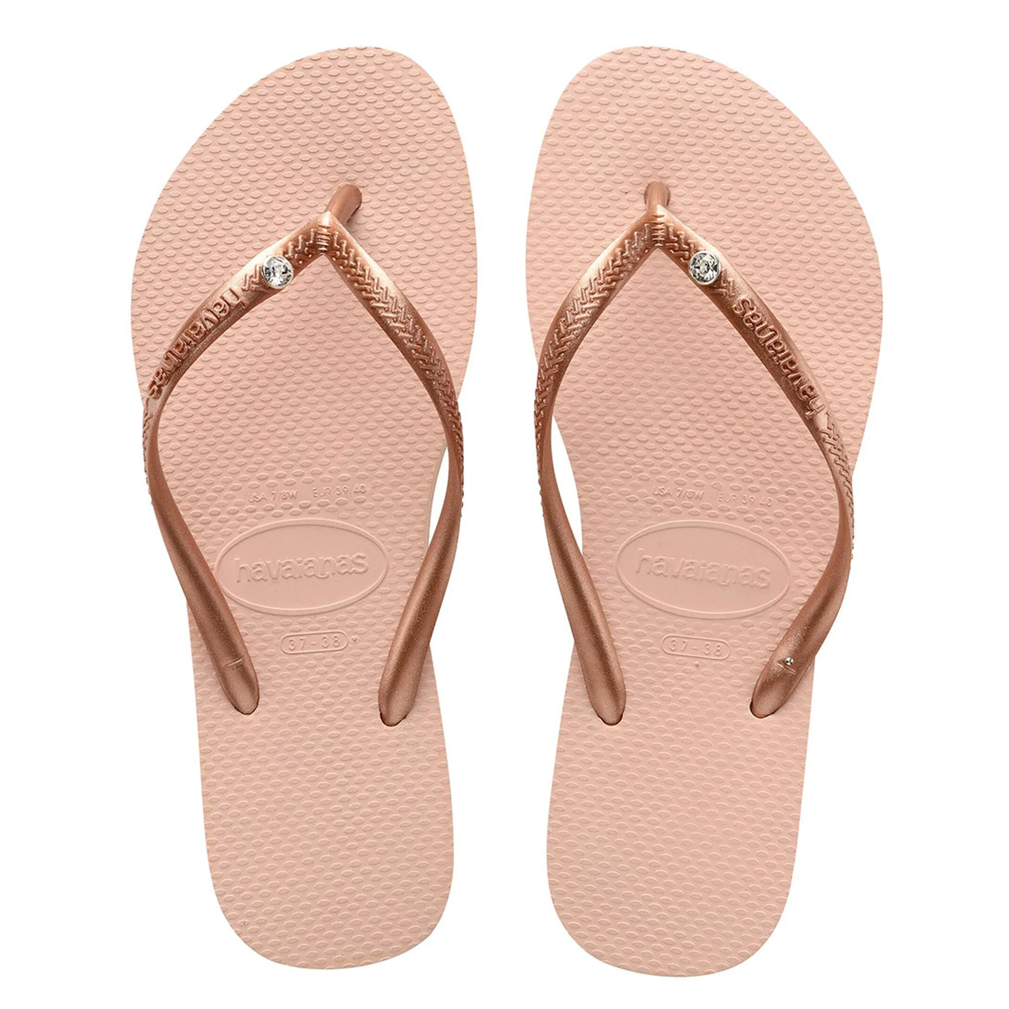 Havaianas Glam Box Womens Pink Flip-Flops