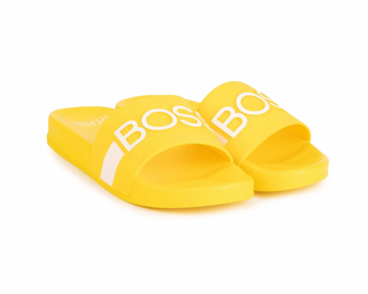 Hugo Boss Kid's J29274 535 Logo Slider Yellow