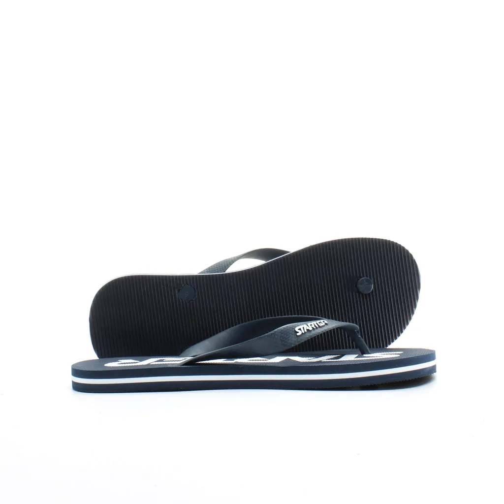 Starter Phoenix Navy Synthetic Mens Slip On Thong Flip Flops