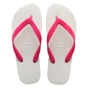 Havaianas Tradicional Mens White Flip-Flops