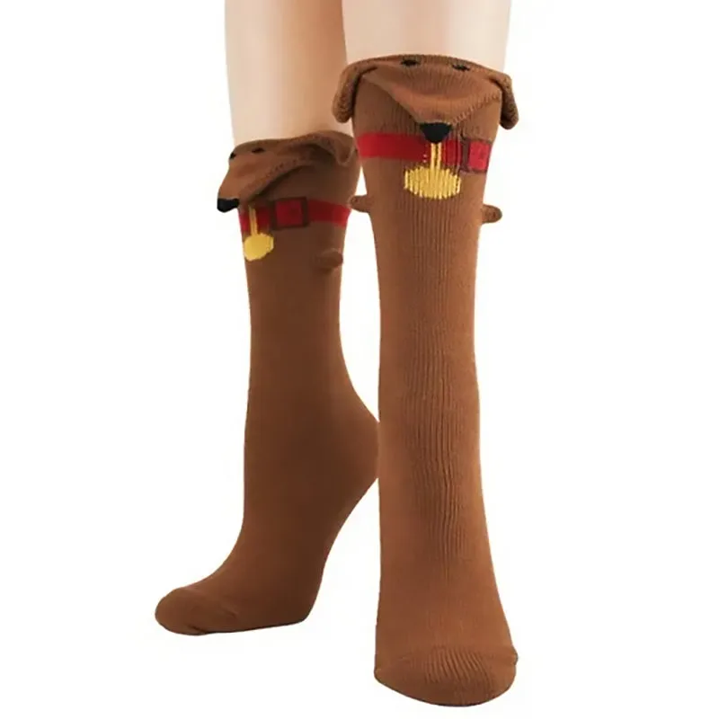 Dachsund 3-D Socks