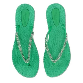 IJH Flip Flop Glitter-Grün