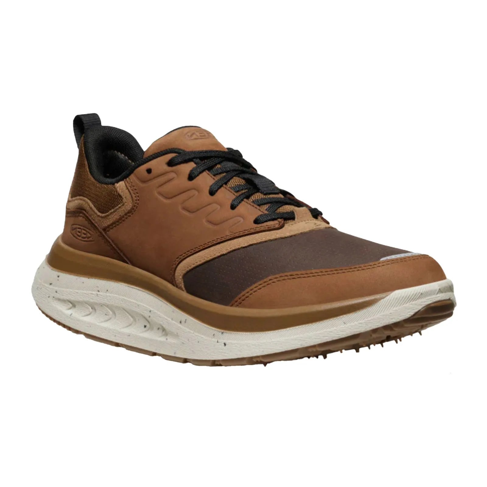 Keen WK400 Leather Walking Shoe (Men) - Bison/Toasted Coconut