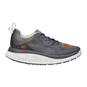 Keen WK400 Waterproof Walking Shoe (Men) - Steel Grey/Scarlet Ibis