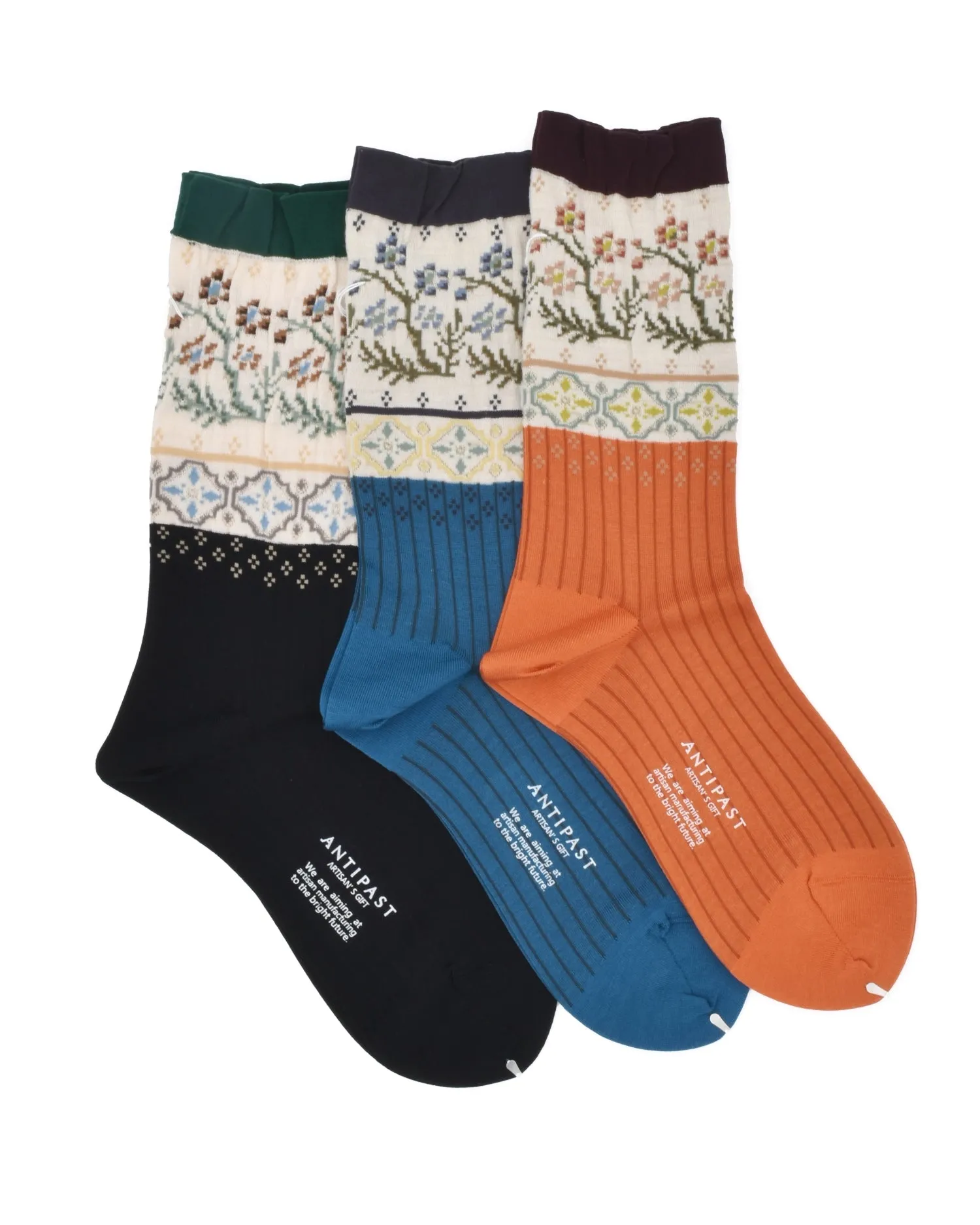 Antipast Floral Mosaic Dress Socks