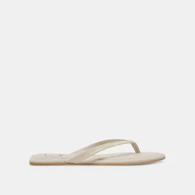 LAYNEY SANDALS IVORY LEATHER