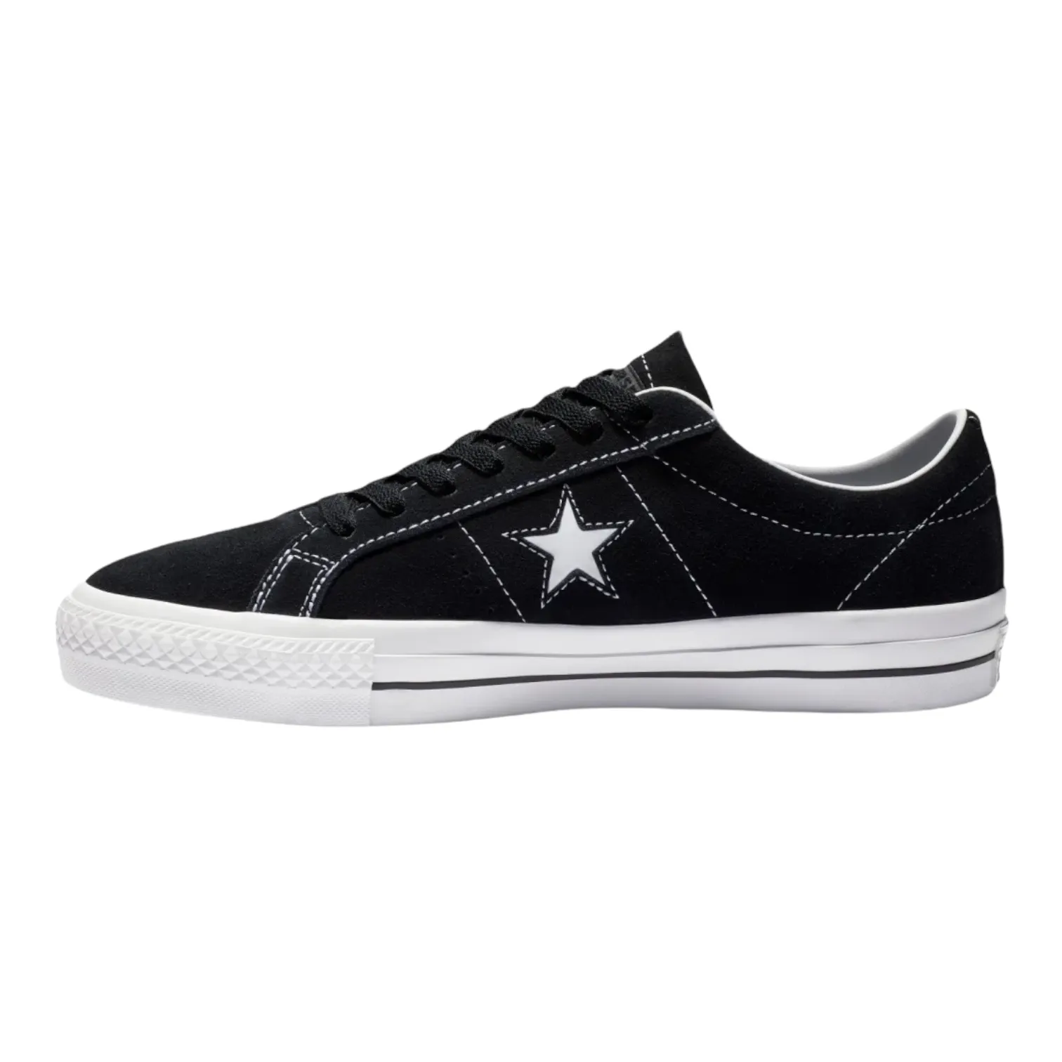 LNew CONVERSE CONS ONE STAR PRO OX SHOES BLACK/WHITE