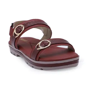 Maroon Casual Sandal 078096