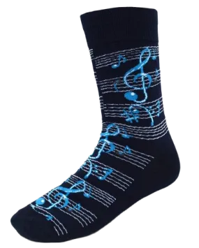 Music Staff Socks