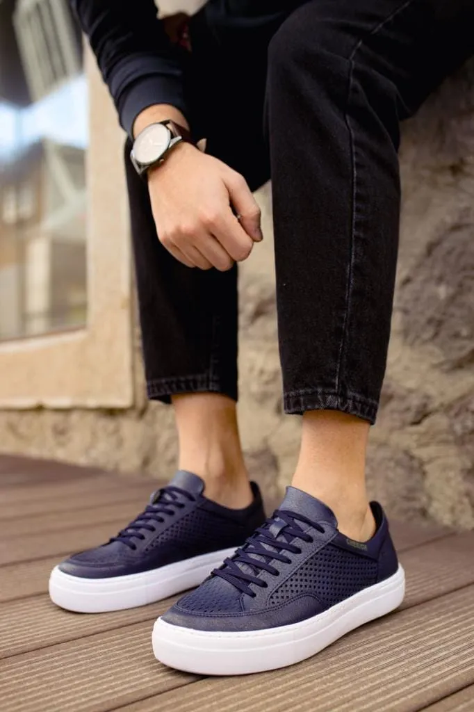 Chekich Men's Navy Blue Casual Shoes ch015