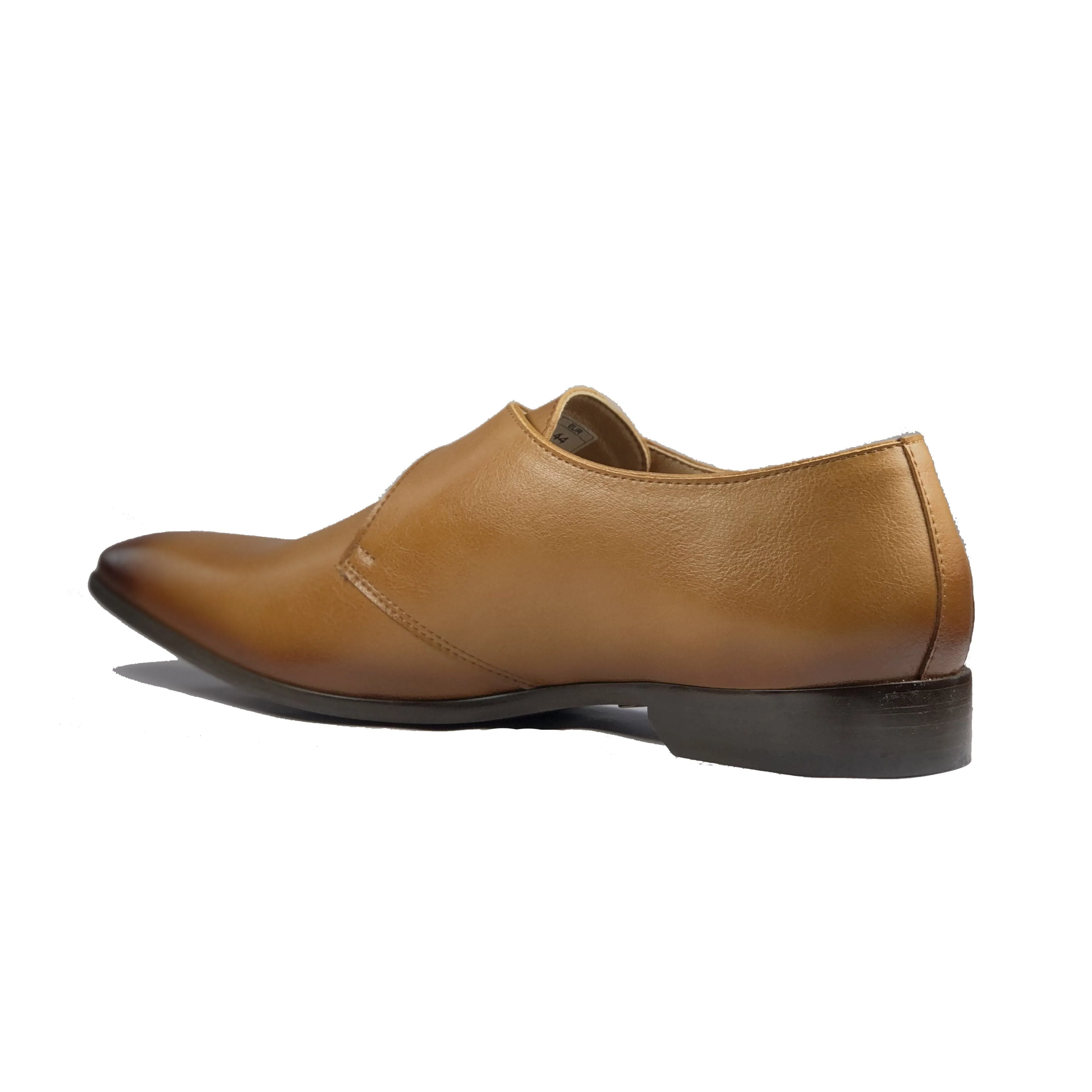 'Pierre 2' Vegan Monk Shoe by Zette Shoes - Tan