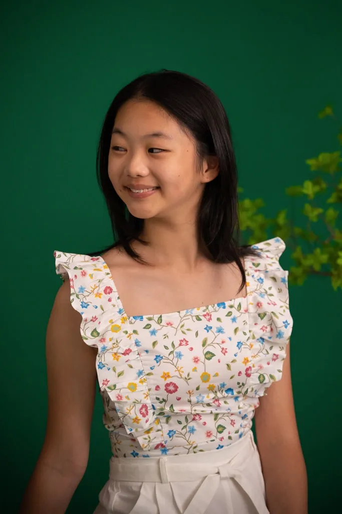 Nicole Top - Peranakan Flowers