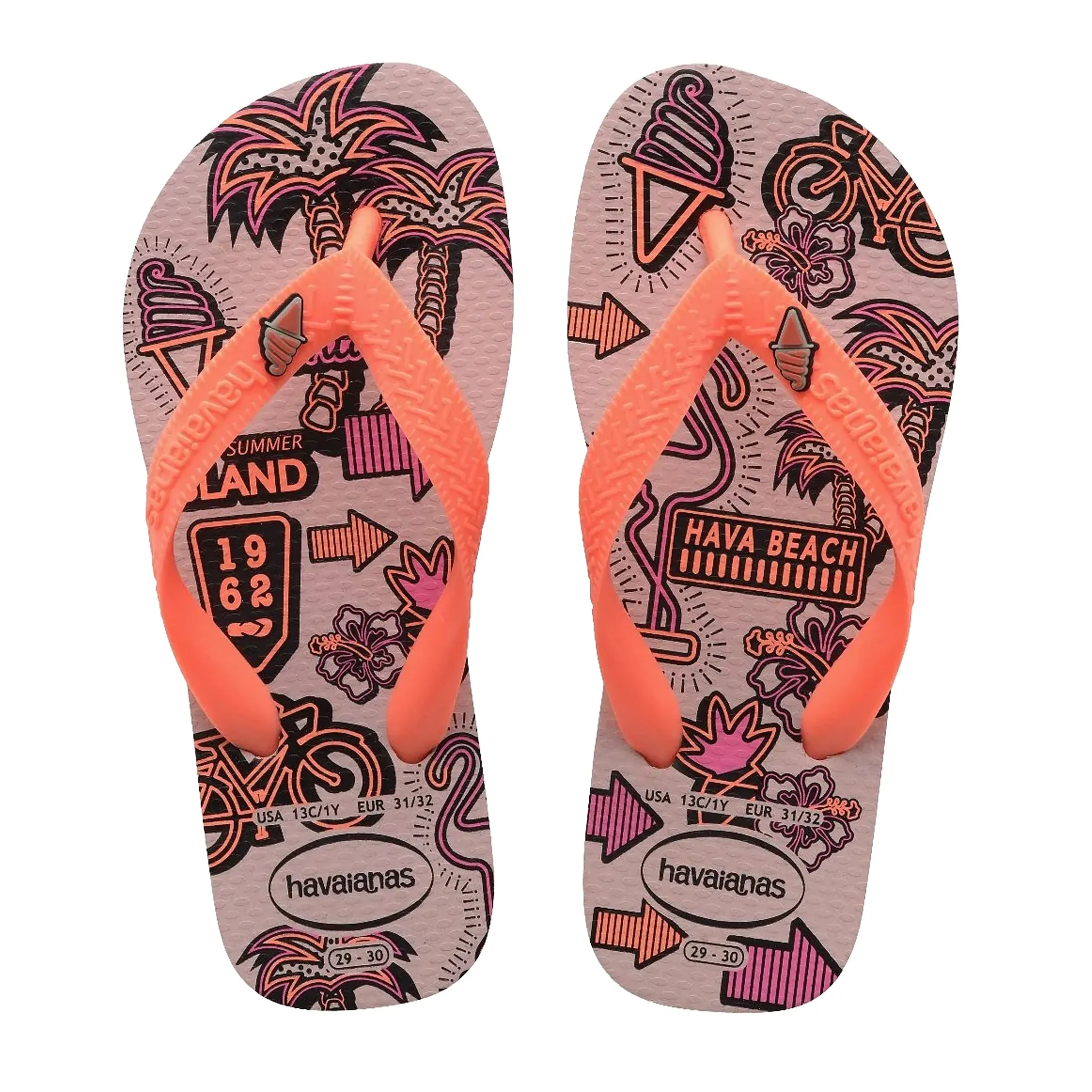 Havaianas Fantasy Kids Pink Flip-Flops